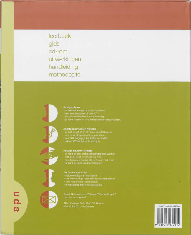 Achterkant van Leerboek