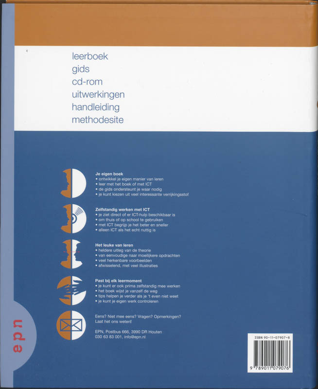 Achterkant van Leerboek