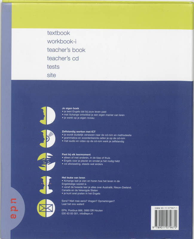 Achterkant van Textbook