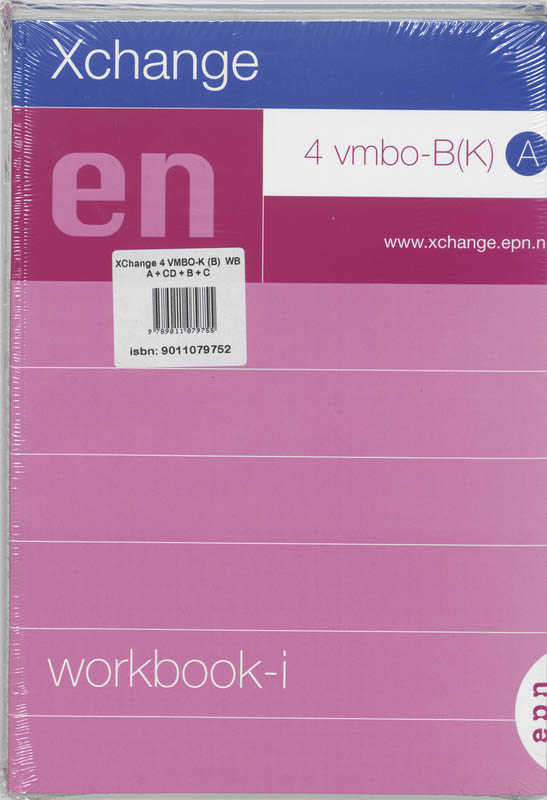 Achterkant van werkboek-i