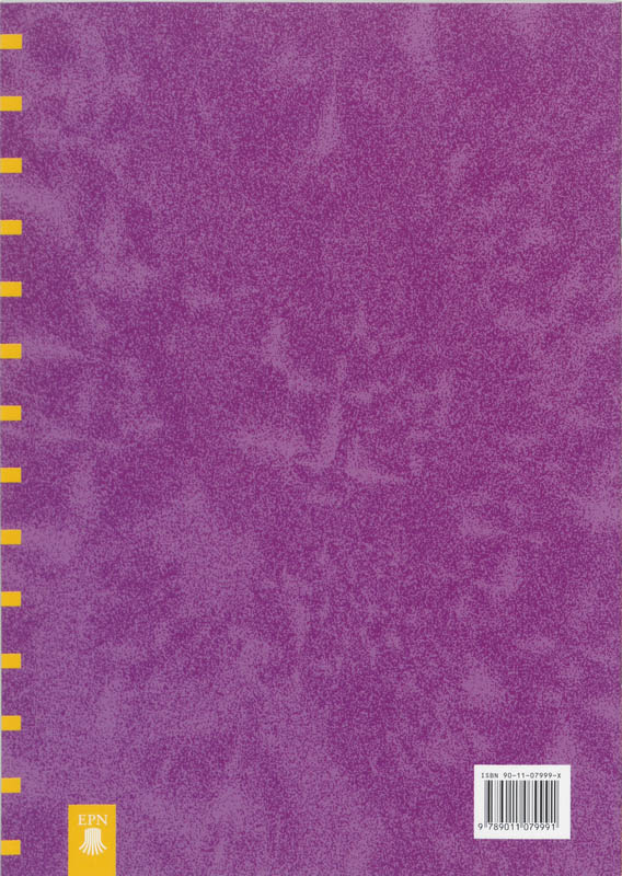 Achterkant van Werkschrift