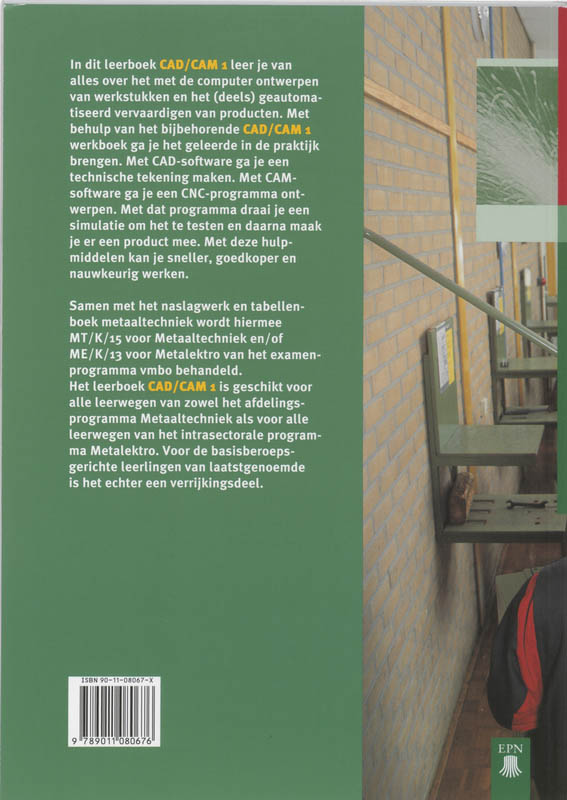Achterkant van Leerboek