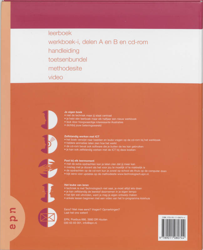 Achterkant van Leerboek