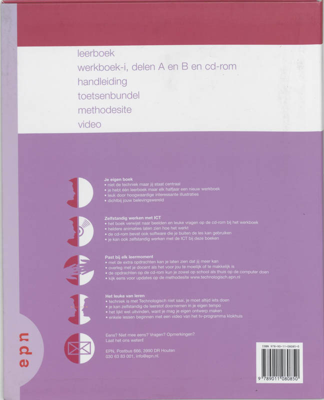 Achterkant van 1 Vmbo
