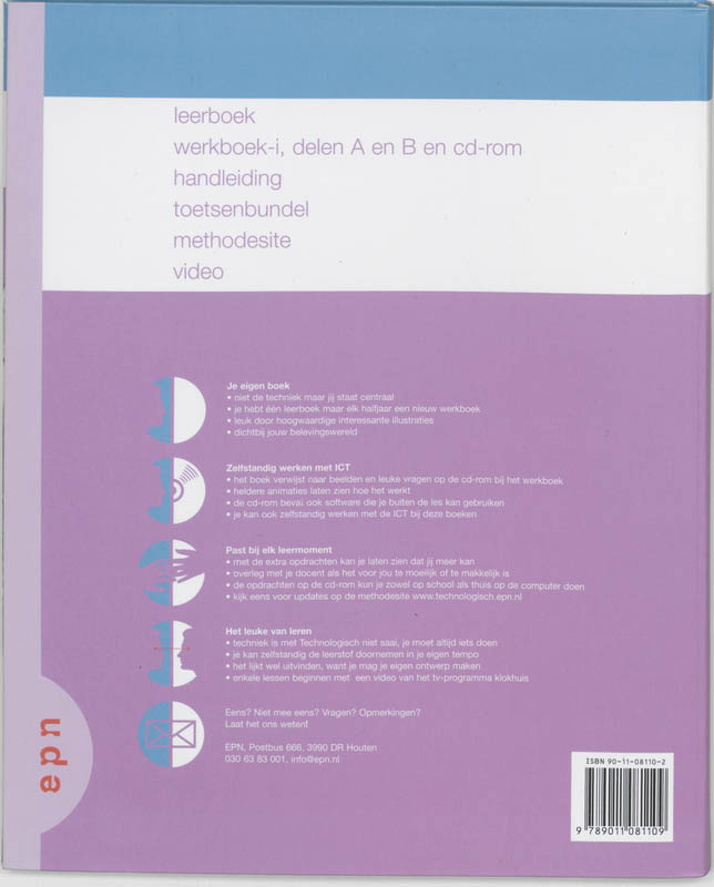 Achterkant van Leerboek