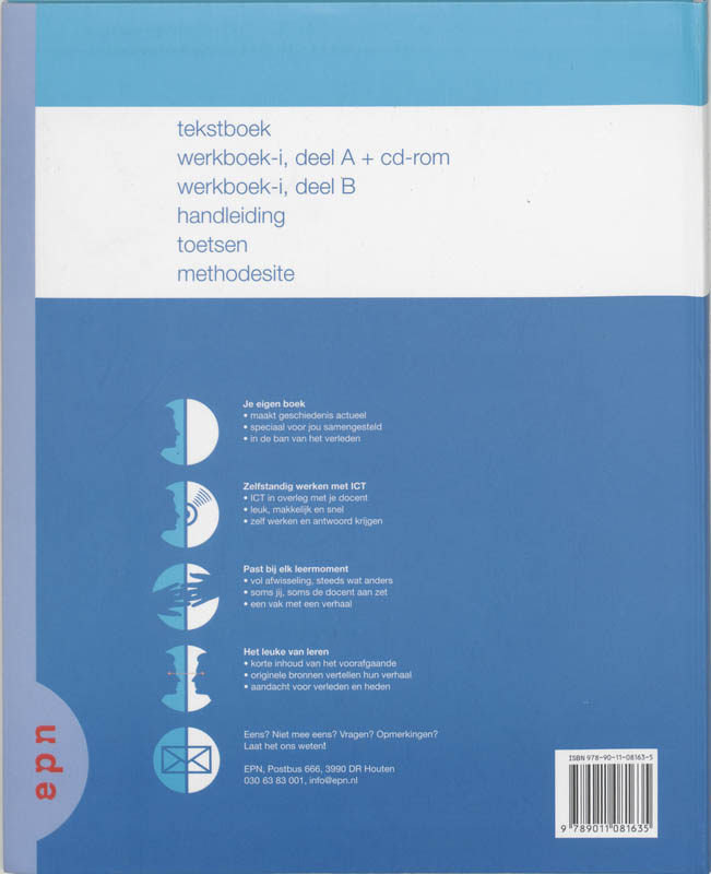 Achterkant van Tekstboek