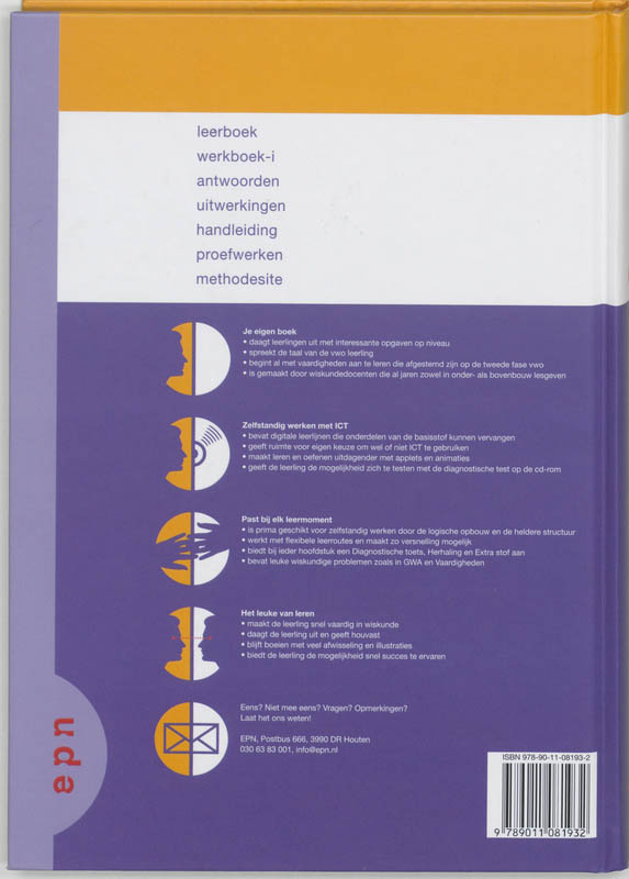 Achterkant van 3 Havo 1