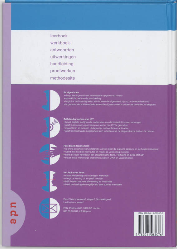 Achterkant van Leerboek