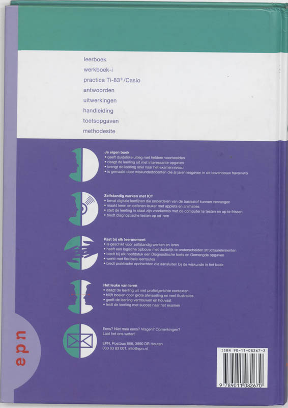 Achterkant van Leerlingenboek