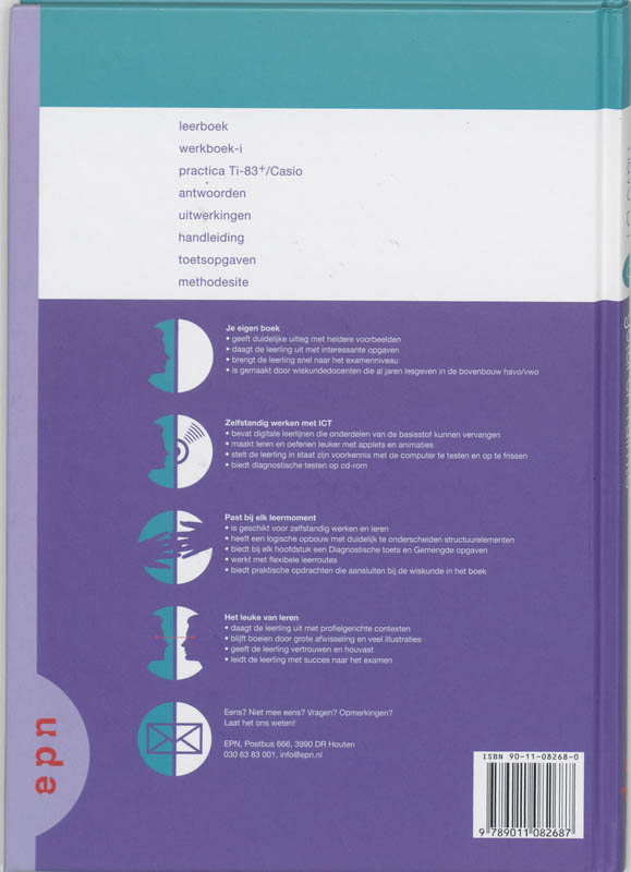 Achterkant van 3 havo B1