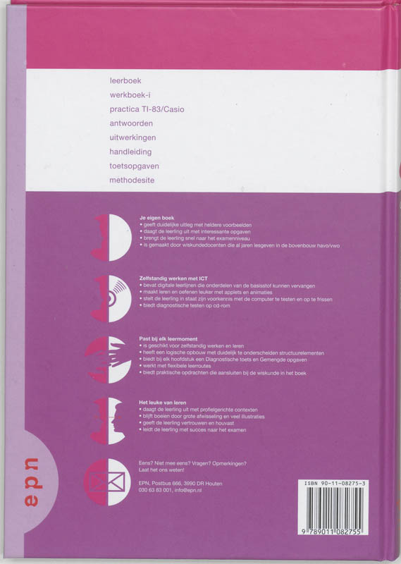 Achterkant van Leerboek