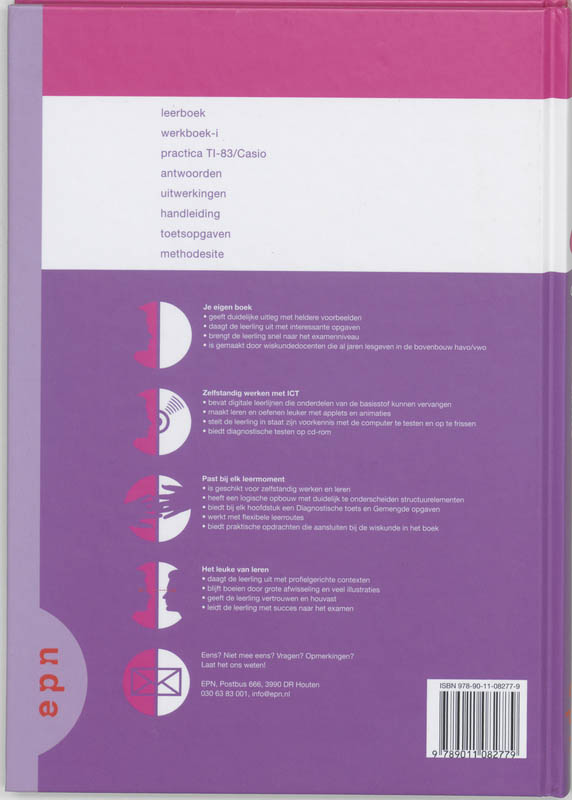 Achterkant van Leerboek