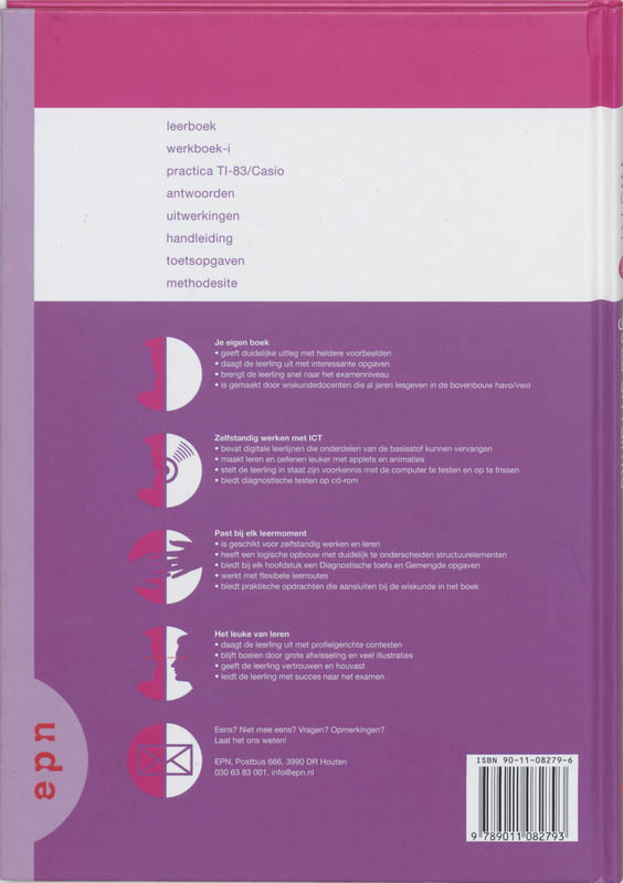 Achterkant van Leerboek
