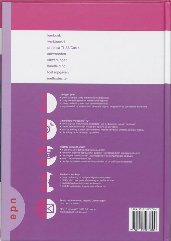 Achterkant van Leerboek