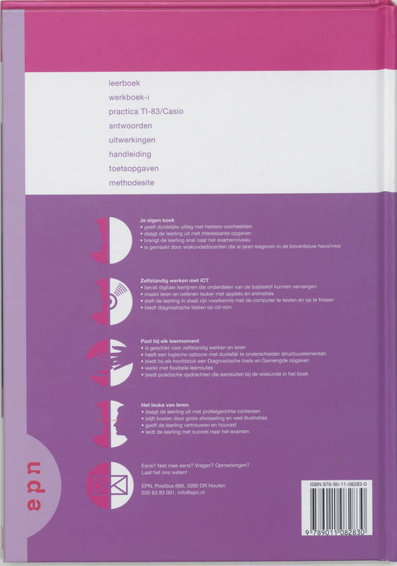 Achterkant van Vwo B 4
