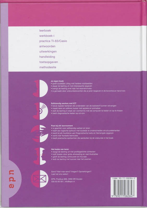 Achterkant van Leerboek