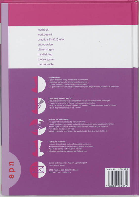 Achterkant van Leerboek