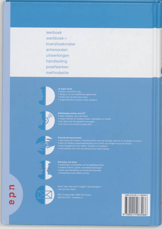 Achterkant van Leerboek