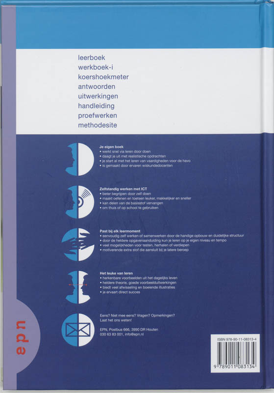Achterkant van 1 2 vmbo-t havo
