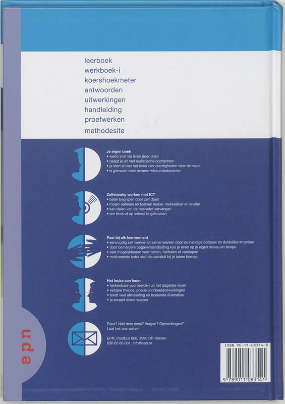 Achterkant van 2 vmbo/-T/havo