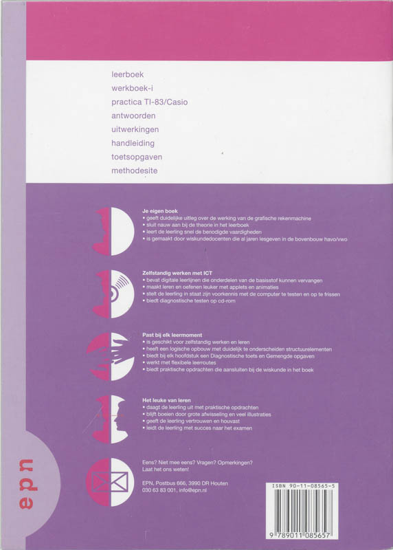 Achterkant van TI-83