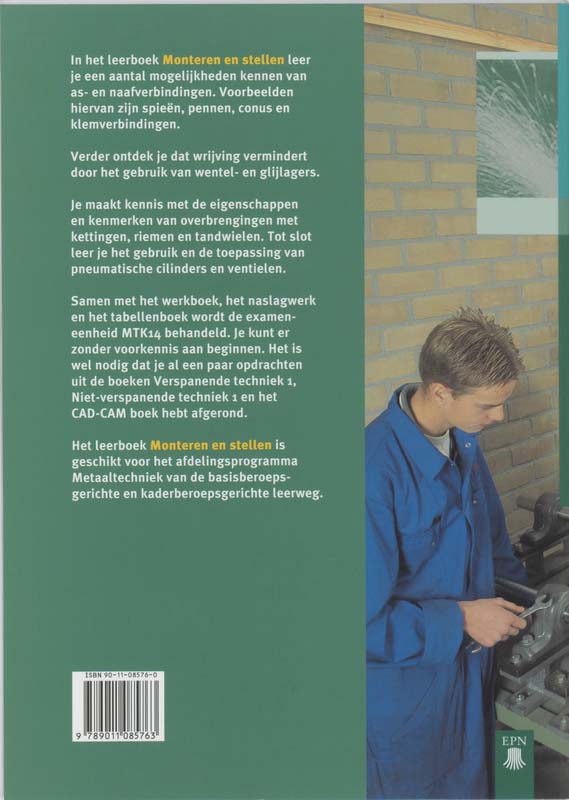 Achterkant van Leerboek