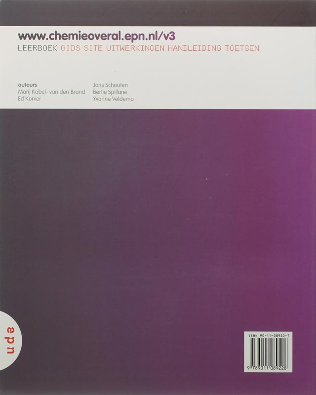 Achterkant van 3 Vwo
