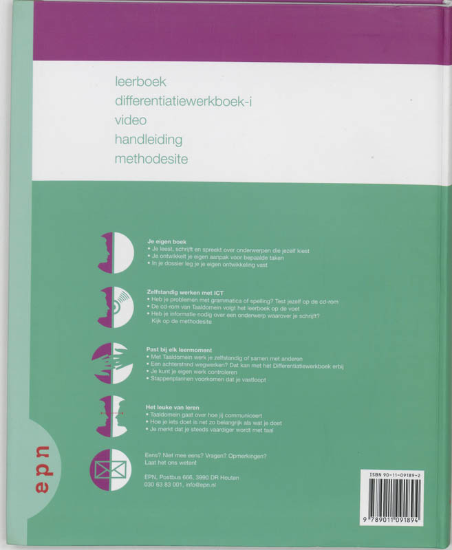 Achterkant van 2 Vmbo-L