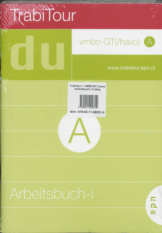 Achterkant van Werkboek