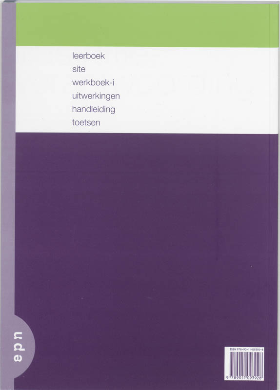 Achterkant van Werkboek-i