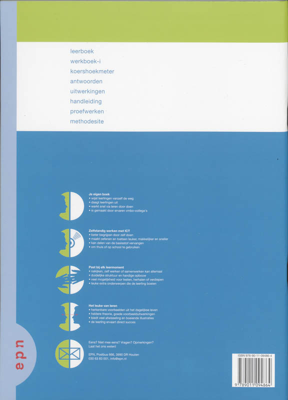 Achterkant van Werkboek-i