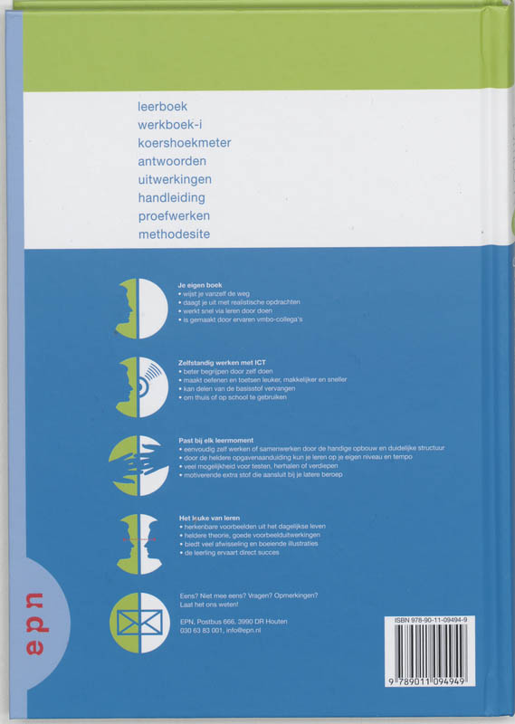 Achterkant van 4 vmbo-K 2