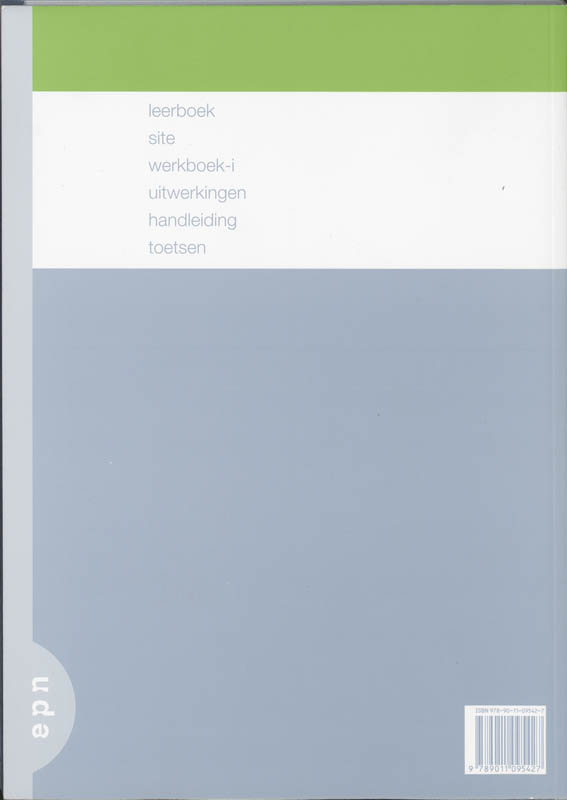 Achterkant van Werkboek-i