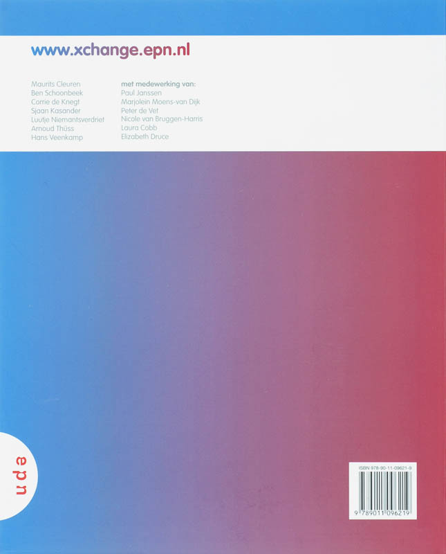 Achterkant van 1 Vmbo-T/havo/vwo
