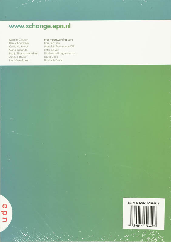 Achterkant van Text/workbook A