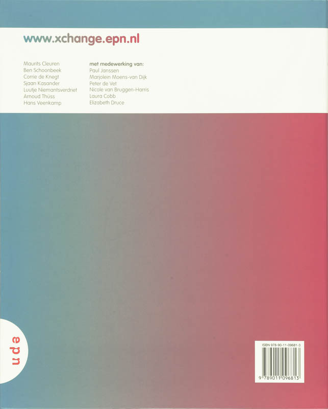 Achterkant van 2 Vmbo-T/havo/vwo