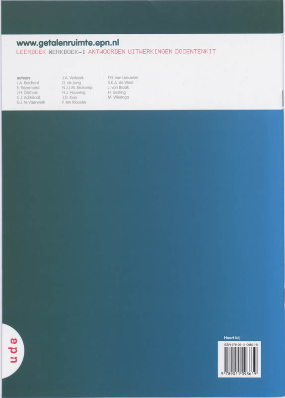 Achterkant van Werkboek-i