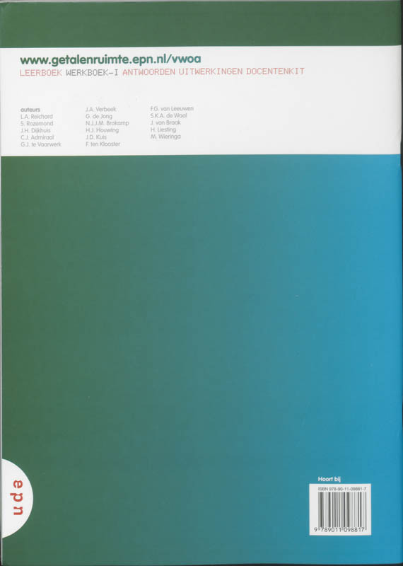 Achterkant van Werkboek-i