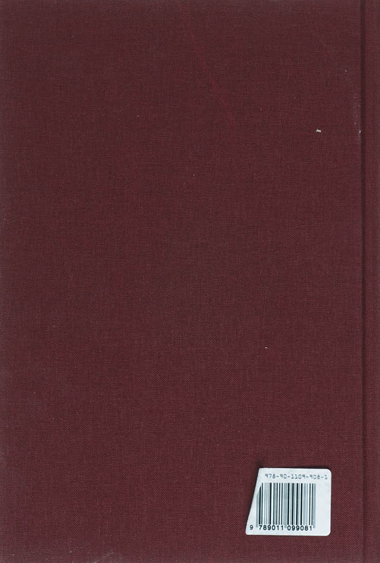 Achterkant van Agenda