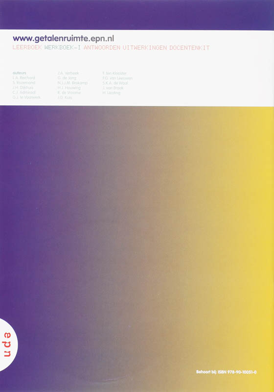 Achterkant van Werkboek-i