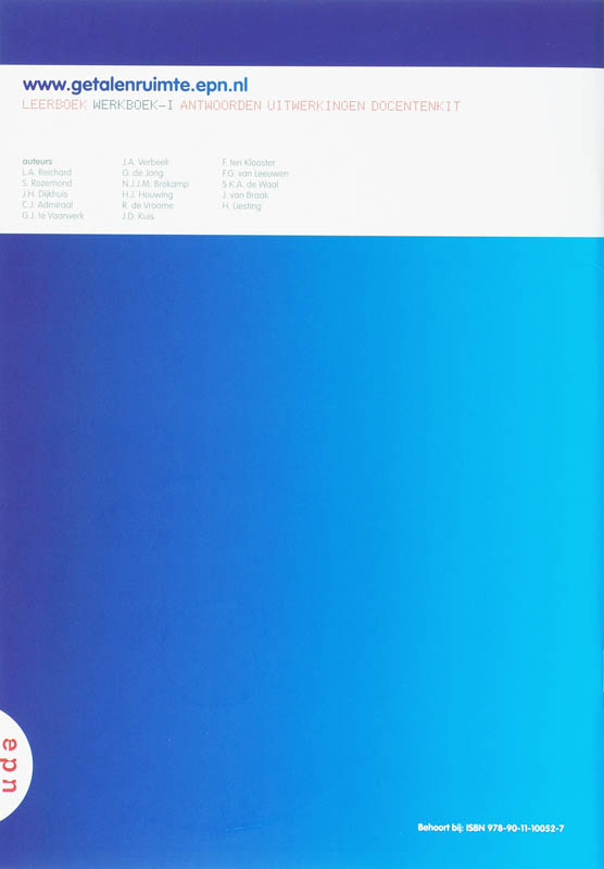 Achterkant van Werkboek-i