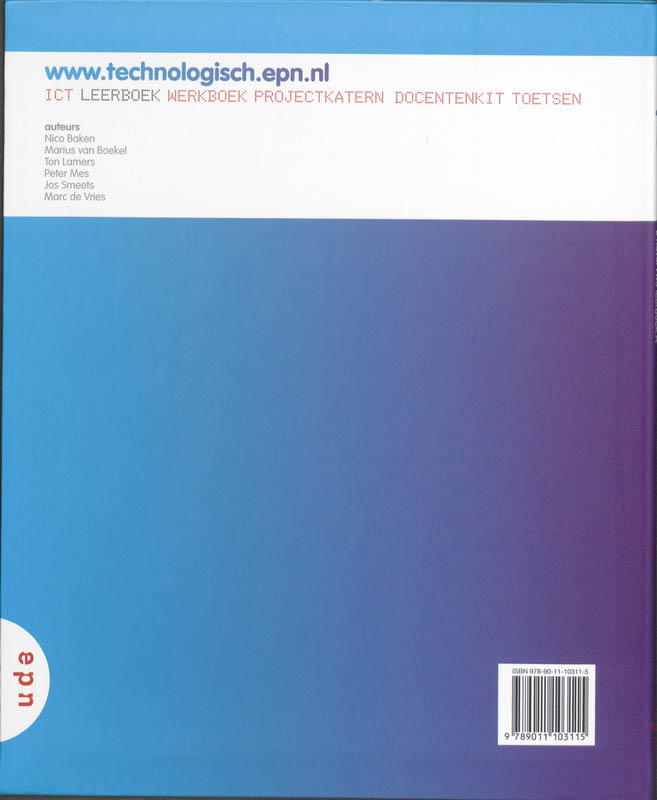 Achterkant van Leerboek A