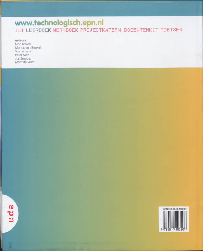 Achterkant van Leerboek-A