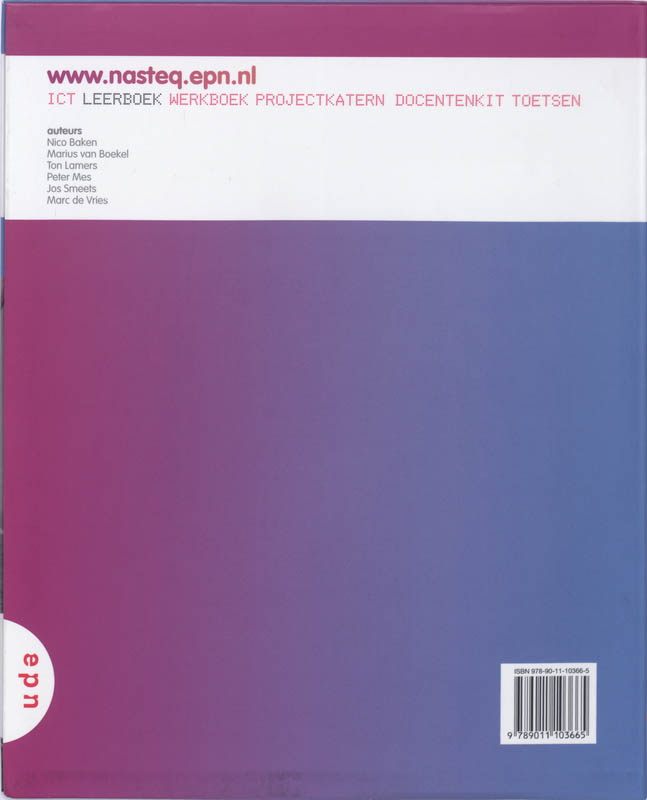 Achterkant van Leerboek-A