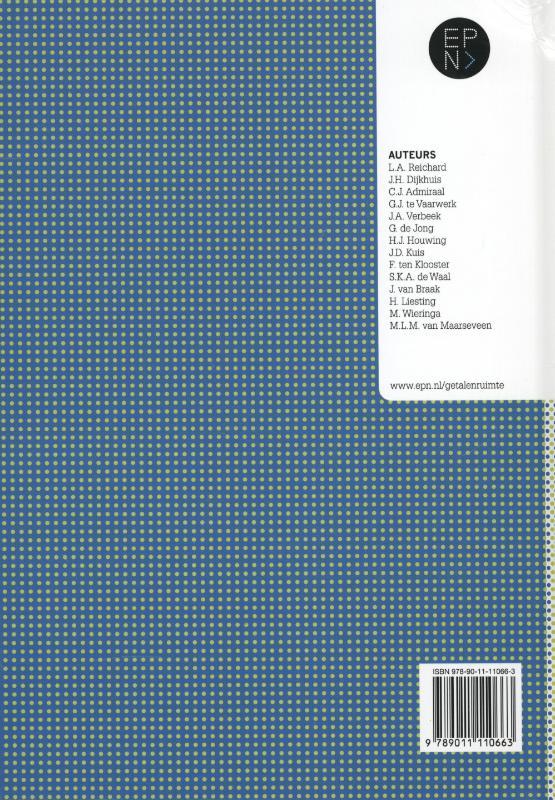 Achterkant van leerboek