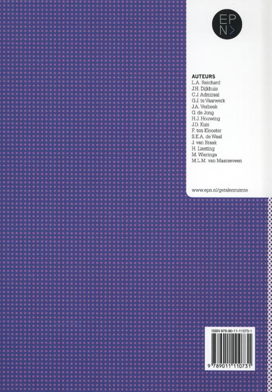 Achterkant van leerboek