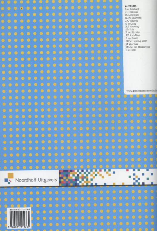 Achterkant van Werkboek