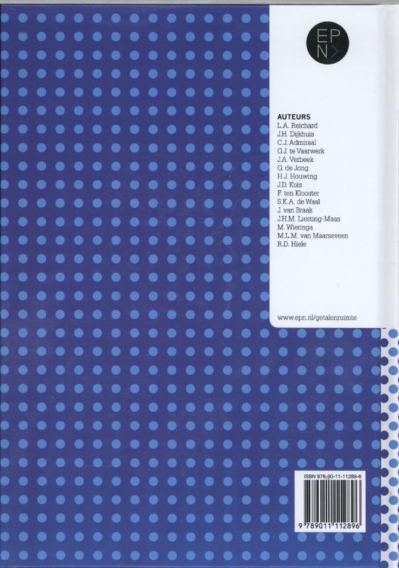 Achterkant van leerboek