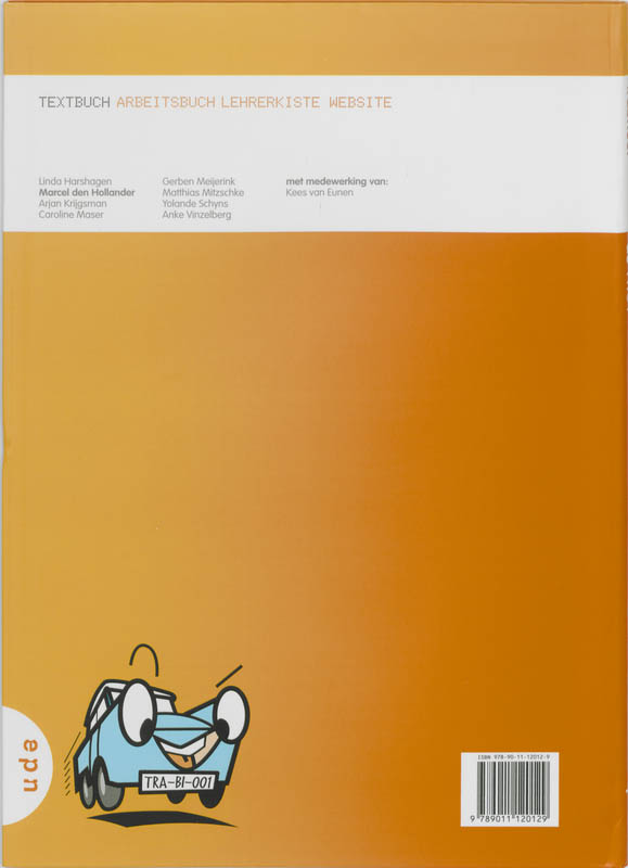 Achterkant van Textbuch F