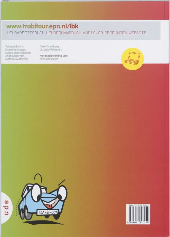 Achterkant van Lehrarbeitsbuch